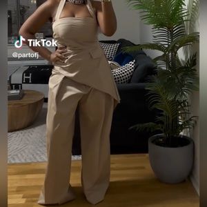 Zara garbadine set- never worn